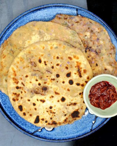 Mix prantha plate