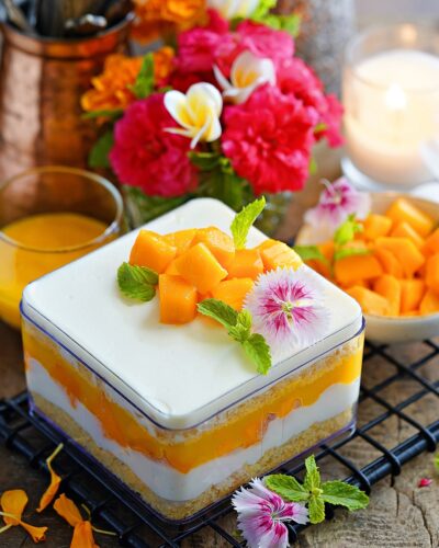 Mango Cheese cake tub