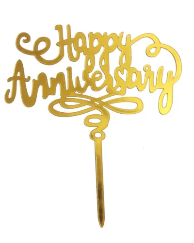 Gold or silver anniversary topper
